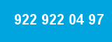 922 922 04 97 922 922 04 97